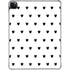 White and Black Hearts iPad Pro 11in (2024) Clear Case